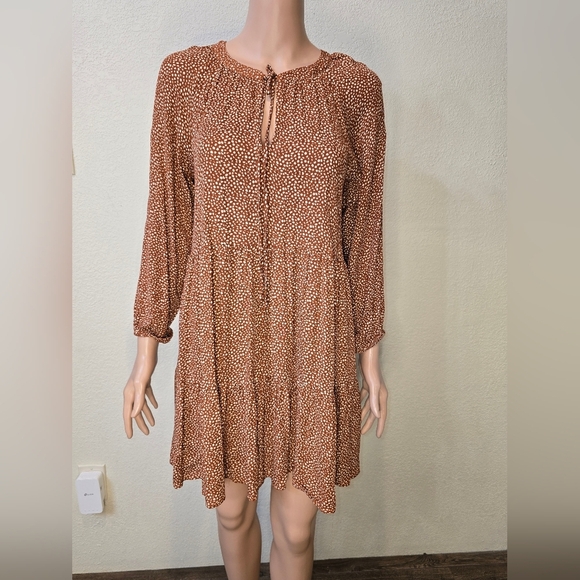 Impressions Dresses & Skirts - Impressions Women size Sm Baby Doll Dress Cottagecore Flowy Romantic Long Sleeve